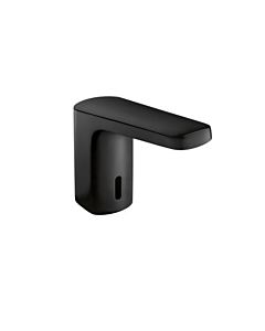 Hewi Sensoric infrared washbasin fitting AQ1.12S21160DC cubic, deep black matt, battery operated