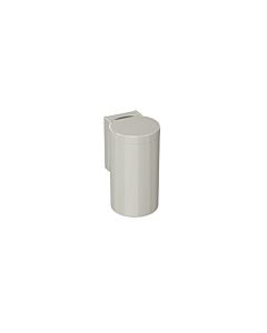 Hewi 477 waste bin 477.05.10097 light gray, with hinged lid, adhesive label