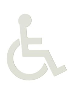 HEWI Symbol Rollstuhl Serie 801 8019103099 selbstklebend reinweiss