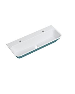 Hewi minérale 950.12.205655 90x35cm, 2 tons, blanc alpin, bleu aqua