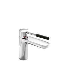 Hewi AQ AQ1B12M1024090 round, projection 159mm, matt, chrome-plated, jet black handle