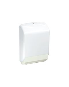 Hewi 477 paper towel dispenser 477.06B6000599 pure white, white translucent, matt