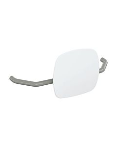 Hewi 801 Rückenstütze 801.51.907195 Wandabstand 230mm, Lehne signalweiß, felsgrau