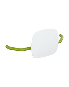 Hewi 801 dossier 801.51.907174 distance au mur 230mm, dossier blanc signal, vert pomme