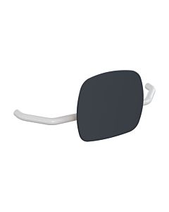 Hewi 801 Rückenstütze 801.51.907298 Wandabstand 230mm, Lehne anthrazitgrau, signalweiß