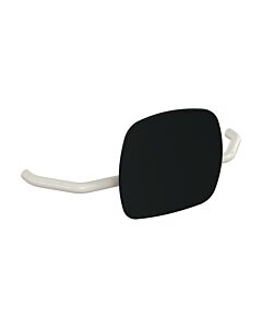 Hewi 801 Rückenstütze 801.51.907399 Wandabstand 230mm, Lehne tiefschwarz, reinweiß