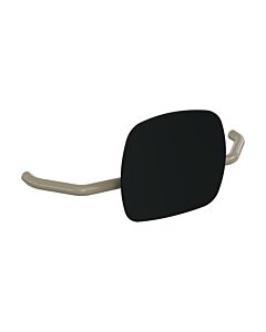 Hewi 801 backrest 801.51.907386 distance to wall 230mm, backrest jet black, sand