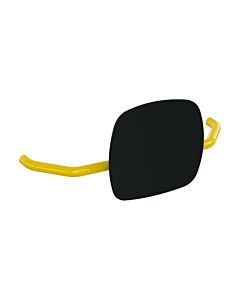 Hewi 801 Rückenstütze 801.51.907318 Wandabstand 230mm, Lehne tiefschwarz, senfgelb