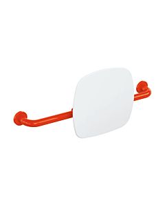 Hewi 801 dossier 801.51.916136 distance au mur 150mm, dossier signal blanc, corail