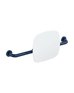 Hewi 801 Rückenstütze 801.51.916150 Wandabstand 150mm, Lehne signalweiß, stahlblau