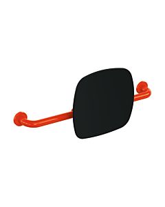 Hewi 801 dossier 801.51.916336 distance au mur 150mm, dossier deep black, coral
