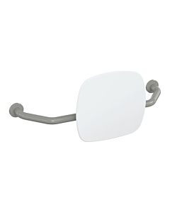 Hewi 801 dossier 801.51.917195 distance au mur 230mm, dossier blanc signal, gris roche