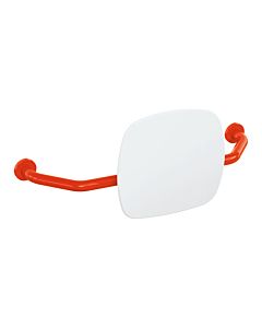 Hewi 801 backrest 801.51.917136 distance to wall 230mm, backrest signal white, coral