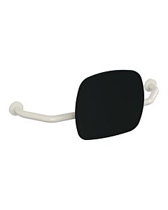 Hewi 801 dossier 801.51.917399 distance au mur 230mm, dossier noir de jais, blanc pur