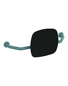 Hewi 801 backrest 801.51.917355 distance to wall 230mm, backrest deep black, aqua blue