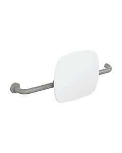 Hewi 801 dossier 801.51.9261L95 distance au mur 150mm, version gauche, dossier blanc signal, gris roche