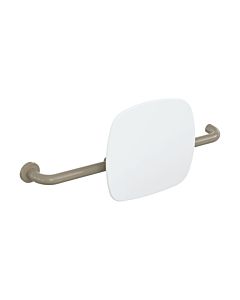 Hewi 801 dossier 801.51.9261L86 distance au mur 150mm, version gauche, dossier signal blanc, sable