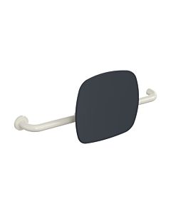 Hewi 801 Rückenstütze 801.51.9262L99 Wandabstand 150mm, Ausführung links, Lehne anthrazitgrau, reinweiß