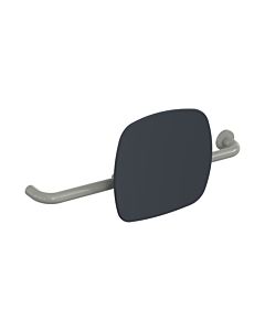 Hewi 801 Rückenstütze 801.51.9262R95 Wandabstand 150mm, Ausführung rechts, Lehne anthrazitgrau, felsgrau