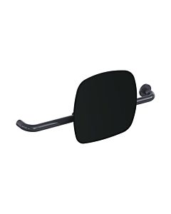 Hewi 801 support dorsal 801.51.9263R92 distance au mur 150mm, version droite, dossier noir de jais, gris anthracite