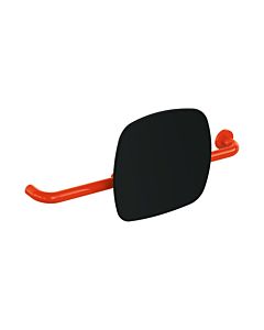 Hewi 801 dossier 801.51.9263R36 distance au mur 150mm, version droite, dossier noir de jais, corail