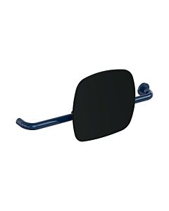 Hewi 801 dossier 801.51.9263R50 distance au mur 150mm, version droite, dossier noir de jais, bleu acier