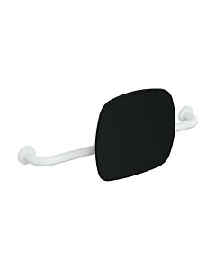 Hewi 801 backrest 801.51B916398 distance to wall 150mm, matt, backrest jet black, signal white