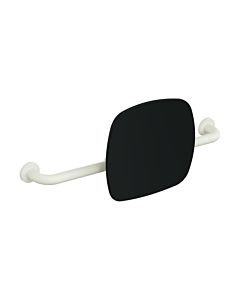 Hewi 801 backrest 801.51B916399 distance to wall 150mm, matt, backrest jet black, pure white