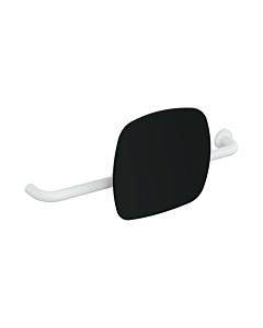 Hewi 801 backrest 801.51B9263R98 distance to wall 150mm, right version, matt, backrest jet black, signal white