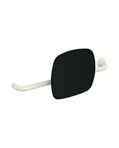 Hewi 801 backrest 801.51B9263R99 distance to wall 150mm, right version, matt, backrest jet black, pure white