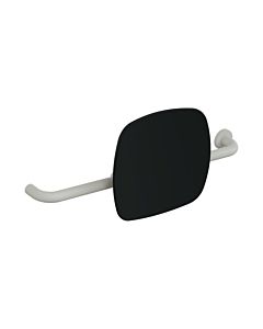 Hewi 801 backrest 801.51B9263R97 distance to wall 150mm, right version, matt, backrest jet black, light grey