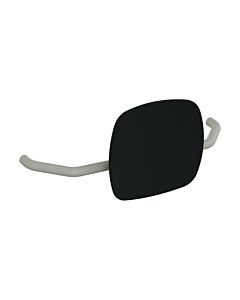 Hewi 801 Rückenstütze 801.51B907395 Wandabstand 230mm, matt, Lehne tiefschwarz, felsgrau