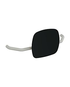 Hewi 801 Rückenstütze 801.51B907397 Wandabstand 230mm, matt, Lehne tiefschwarz, lichtgrau