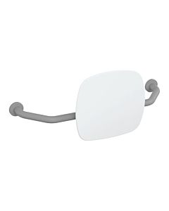 Hewi 801 Rückenstütze 801.51B917195 Wandabstand 150mm, matt, Lehne signalweiß, felsgrau