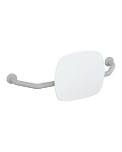 Hewi 801 dossier 801.51B917197 distance au mur 150mm, mat, dossier blanc signal, gris clair