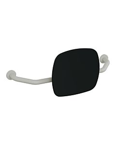 Hewi 801 Rückenstütze 801.51B917397 Wandabstand 150mm, matt, Lehne tiefschwarz, lichtgrau