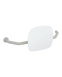 Hewi 801 backrest 801.51B9271L97 distance to wall 230mm, right, matt, backrest signal white, light grey