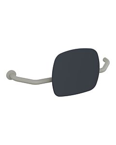 Hewi 801 backrest 801.51B9272L95 distance to wall 230mm, right, matt, backrest anthracite grey, rock grey