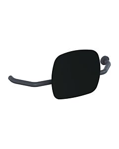 Hewi 801 dossier 801.51B9273R92 distance au mur 230mm, droite, mat, dossier noir de jais, gris anthracite