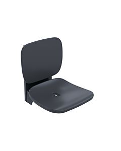 Hewi strapontin 802.51.23460DR réglable en hauteur, anthracite brillant/anthracite mat