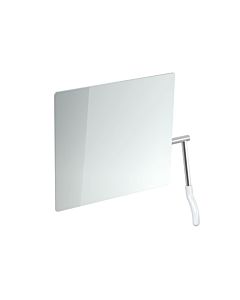 Hewi tilting mirror 802.01.100R98 725x741x73mm, lever on the right, signal white
