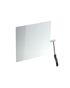 Hewi tilting mirror 802.01.100R90 725x741x73mm, lever on the right, deep black