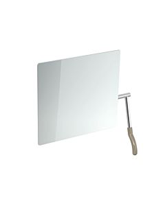 Hewi tilting mirror 802.01.100R86 725x741x73mm, lever on the right, sand