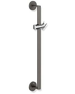 Hewi System 900 Brausehalterstange 900.33.03160DD Edelstahl pulverbeschichtet dunkelgrau perlglimmer tiefmatt/chrom, 900 mm, Stange
