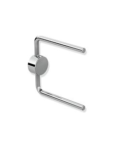 Hewi System 815 porte-papier de rechange 815.21.31040 40x130x133mm, double, acier inoxydable chromé