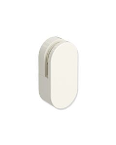 HEWI Spiegelhalter Serie 477 4770110099 flach, (2 Stück), reinweiss