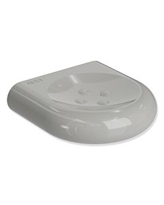 Hewi 477 soap holder 477.02.10095 rock gray, 97mm, with knobs