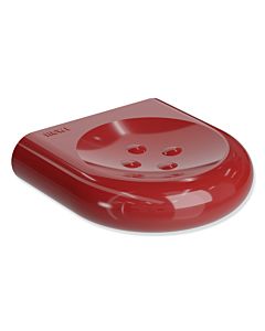 Hewi 477 Seifenhalter 477.02.10033 rubinrot, 97mm, mit Noppen