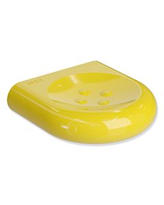 Hewi 477 soap holder 477.02.10018 senfgelb , 97mm, with knobs