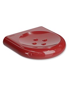 Hewi 477 soap holder 477.02.20033 120mm, with knobs, rubinrot